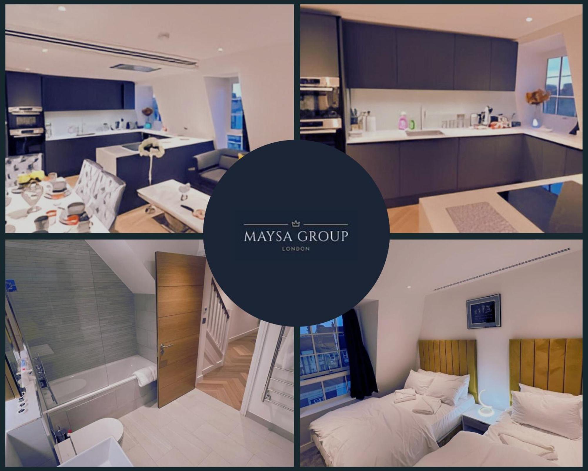 Reserve Amazing 2-Bedroom Penthouse In Marble Arch 74 London Exteriör bild
